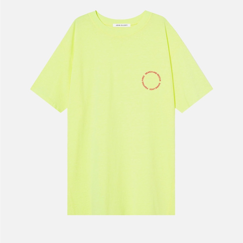 John Elliott University Tee - Sold Out FIRE RELIEF LIMITED EDITION